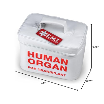 Genuine Fred, E.M.T Insulated Lunch Tote - The Original Emergency Meal Transportation, Waterproof Lined Bag to Store & Transport Meals, Snacks & More- White Elephant Gift - Perfect for Medical Workers