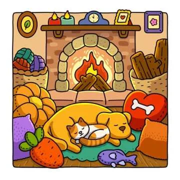 Cat Moments Coloring Book for Adults and Teens - Relaxation Art