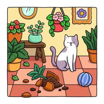 Cat Moments Coloring Book for Adults and Teens - Relaxation Art