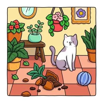 Cat Moments Coloring Book for Adults and Teens - Relaxation Art