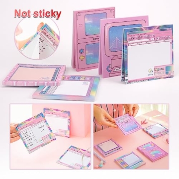KOOBOOK Kawaii Memo Pads 50 Sheets Cute Office Supplies