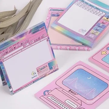 KOOBOOK Kawaii Memo Pads 50 Sheets Cute Office Supplies