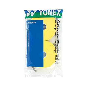 Yonex Super GRAP 30 Pack – Premium Yellow Overgrips for Optimal Grip