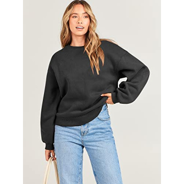 Stylish Crew Neck Pullover for Trendy Comfort