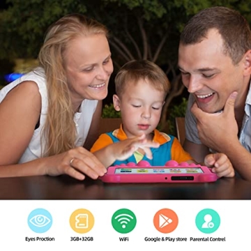 YOBANSE Kids Tablet 7 inch - Durable, Fun & Educational