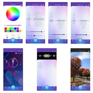 MIOBLUE LED Picture Light with App Control, 16in Battery Painting Light Display Lamp with APP Music Sync Multi Dynamic Modes Dartboard Light, Timer Artwork Light for Frame Portrait