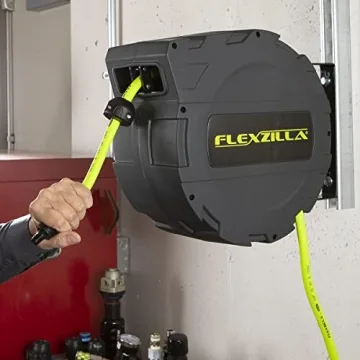 Flexzilla Retractable Air Hose Reel Heavy Duty Lightweight