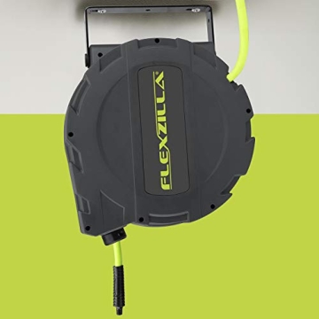 Flexzilla Retractable Air Hose Reel Heavy Duty Lightweight