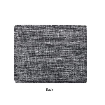 Mens Minimalist Slim Fabric Wallet with RFID Protection