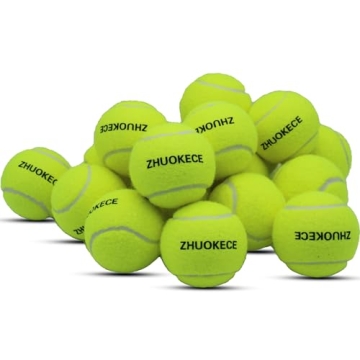 ZHUOKECE 18 Pack Tennis Balls for Training & Pets
