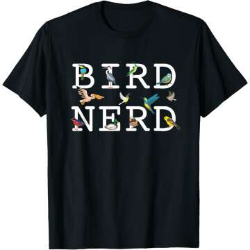Cool Bird Lover Birdwatching T-Shirt for Nature Enthusiasts
