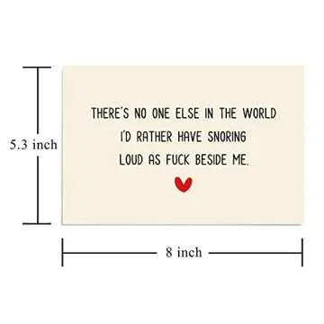 Kirynurd Funny Anniversary Card for Husband Boyfriend Wife Girlfriend, Birthday Card for Couple, Sno...