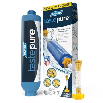 Camco TastePURE RV Water Filter - Clean Water Anywhere