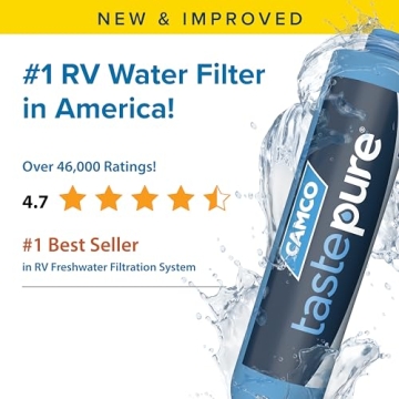 Camco TastePURE RV Water Filter - Clean Water Anywhere