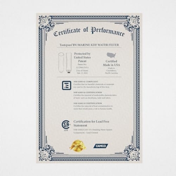 Camco TastePURE RV Water Filter - Clean Water Anywhere