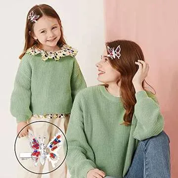 3D Butterfly Hair Clips - Vibrating Metal Barrettes