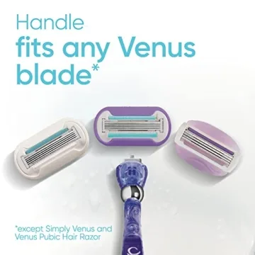 Gillette Venus Deluxe Smooth Swirl Razor Blades Refills 6 Count