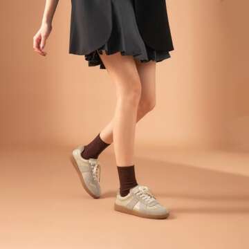 High Quality BEAU TODAY Fashion Sneakers for Women