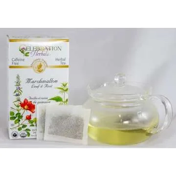 CELEBRATION HERBALS Marshmallow Leaf & Root Organic 24 Bag, 0.02 Pound