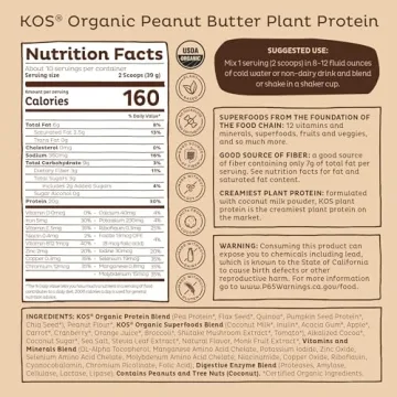 KOS Vegan Protein Powder - Delicious Organic Nutrition