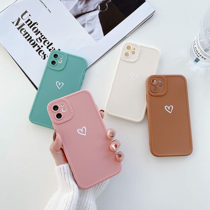 Heart Pattern iPhone 11 Case for Women - Slim & Protective