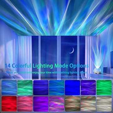 AIRIVO Star Projector Night Light - Relaxing Aurora Effects