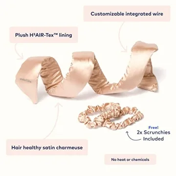 RobeCurls Heatless Hair Curler Set for Effortless Curls