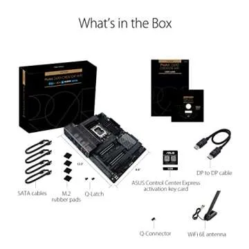 ASUS ProArt Z690-Creator WiFi 6E LGA 1700(Intel 12th Gen) ATX Content Creator Motherboard(PCIe 5.0,DDR5,2X Thunderbolt 4,10G&2.5G LAN,4xM.2,Front Panel USB 3.2 Gen2x2 Type-C Ports)