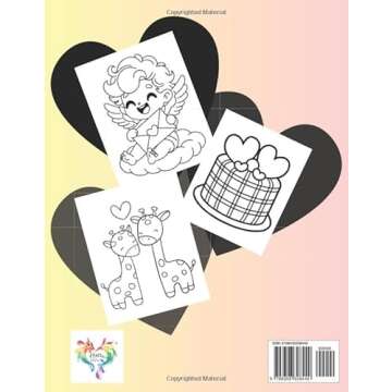 Cupids Coloring Book: Love is in the air! Valentines Day Coloring Book for Adults and Kids, Featuring Animals, Cupids, Cakes, Hearts, Love, Teddy Bears and more, Cute Easy Coloring Book