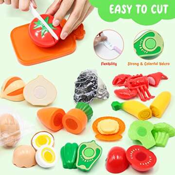 Hohosunlar Kids Kitchen Set: 38Pcs Safe Cooking Fun