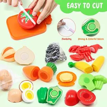 Hohosunlar Kids Kitchen Set: 38Pcs Safe Cooking Fun