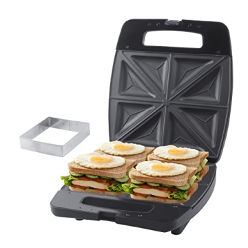 FineMade Sandwich Maker - Quick and Easy Breakfast Grill