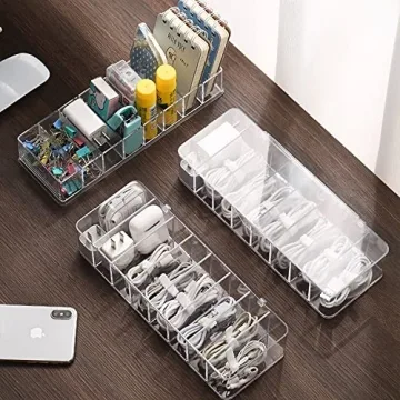 Clear Cable Storage Box for Neat Organization Solutions