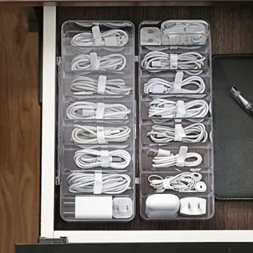 Clear Cable Storage Box for Neat Organization Solutions