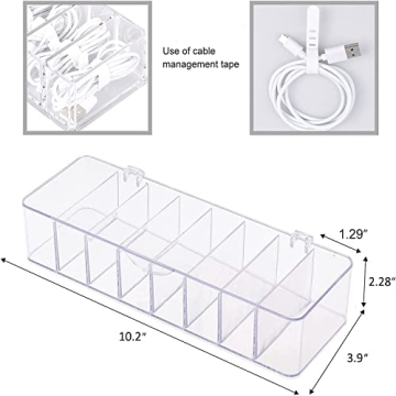 Clear Cable Storage Box for Neat Organization Solutions