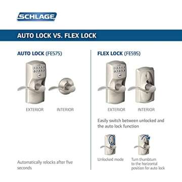 Schlage FE575 Plymouth Keypad Lock with Flair Lever - Keyless Entry in Aged Bronze