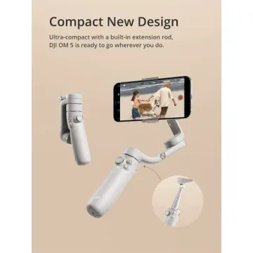 DJI OM 5 Gimbal Stabilizer for Smooth Smartphone Videography