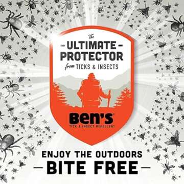 Ben's 30 Deet Mosquito Tick Insect & Bug Repellent Field Wipes - 24 Pack