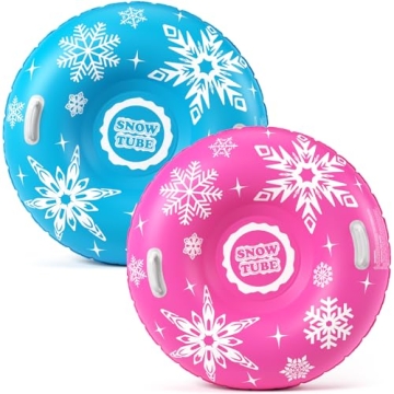 Jasonwell Snow Tube Inflatable Sled for All Ages