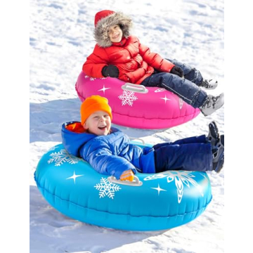 Jasonwell Snow Tube Inflatable Sled for All Ages