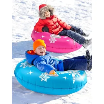 Jasonwell Snow Tube Inflatable Sled for All Ages