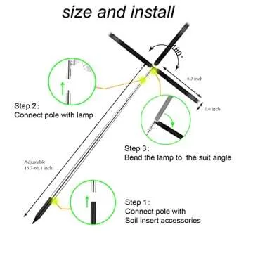 Plant Grow Light,yadoker LED Growing Light Full Spectrum for Indoor Plants,Height Adjustable, Automatic Timer, 5V Low Safe Voltage,Idea for Large Plant Light