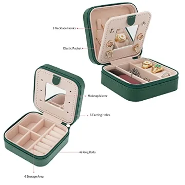 KElofoN Travel Jewelry Case Organizer Perfect Gift