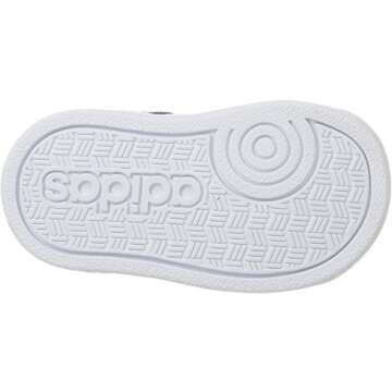 adidas Performance Unisex-Kids Baseline Sneaker, White/Black/White, 10K M US Big Kid