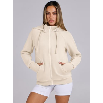 Women's Fleece Zip-Up Hoodies for Stylish Fall Looks