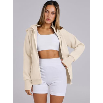 Women's Fleece Zip-Up Hoodies for Stylish Fall Looks
