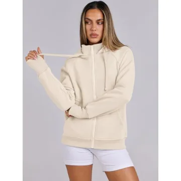 Women's Fleece Zip-Up Hoodies for Stylish Fall Looks