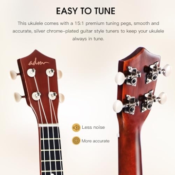 ADM 21 Inch Soprano Ukulele Beginner Kit