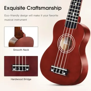 ADM 21 Inch Soprano Ukulele Beginner Kit