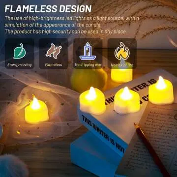 Rose Petals & LED Tea Lights Set for Romance